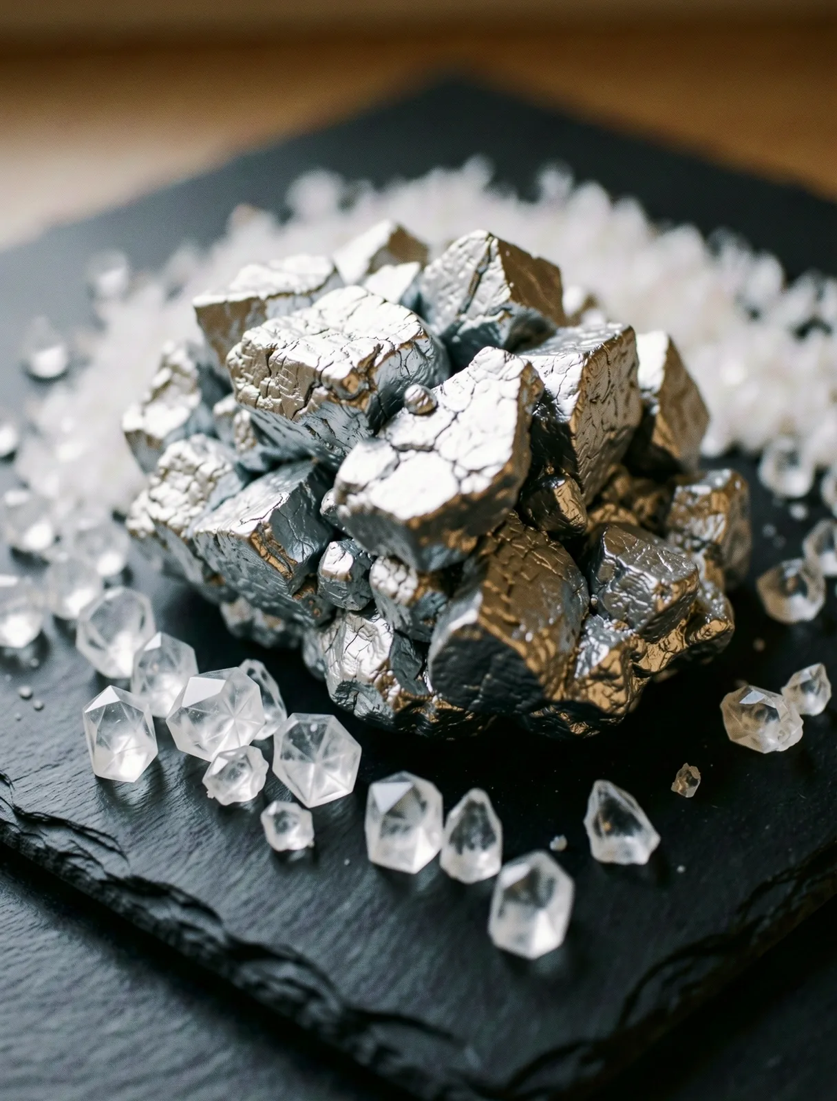 Mineral textures representing Zinc and Magnesium